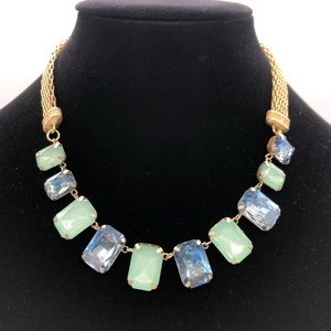 🐝 BOGO50%Statement Square Crystal Necklace